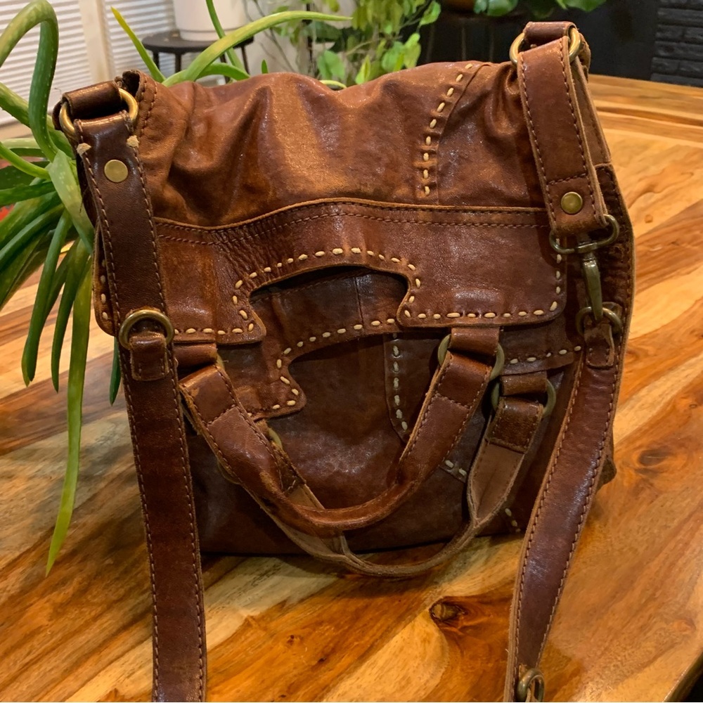 Lucky Brand Leather Cross Body Bag